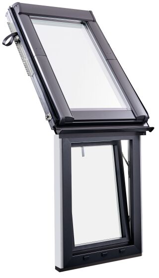 Designo R1 Wohn-Fassadenanschlussfenster