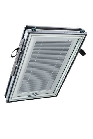 Roto ZJA M 134/160 R6R8 AJ27 Designo Jalousette Silber brushed