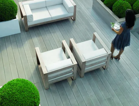Terrassendiele Enhanced Grain, Farbton Smoked Oak