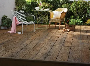 Terrassendiele Weathered Oak, Farbton Vintage