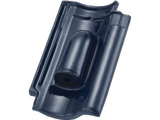 RT 852 Laumans IDEAL-VARIABEL Solaranschlussziegel mit Dichtring azur-dunkel