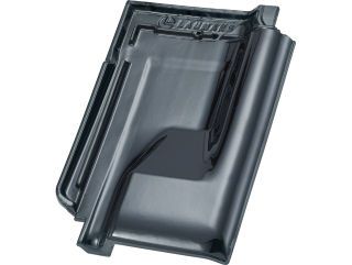 RT 860 Laumans TIEFA XLTOP Entlüfterziegel schwarz-glasiert