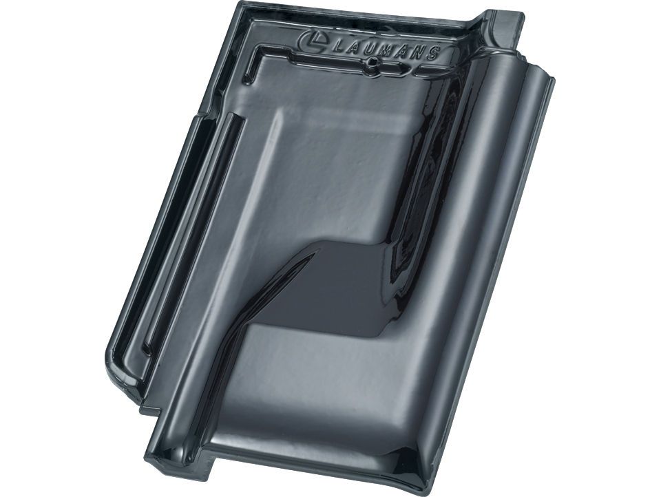 RT 860 Laumans TIEFA XLTOP Entlüfterziegel schwarz-glasiert