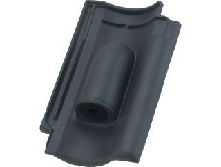 RT 846 Laumans IDEAL-VARIABEL Solaranschlussziegel mit Dichtring xenon-grau