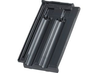 RT 883 Laumans MULDEN-VARIABEL Flächenziegel schwarz-glasiert