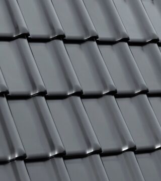 RT 862 Laumans TIEFA XLTOP Flächenziegel schwarz-satiniert