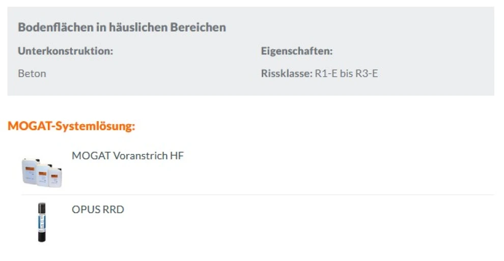 Abdichtung von Innenräumen - Einwirkungsklassen: W0-1 bis W2-1