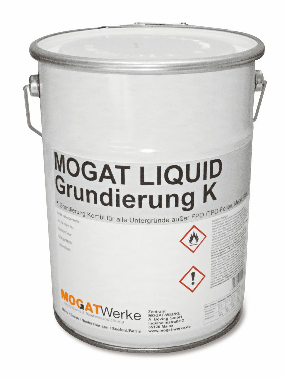 MOGAT Abdichtung Flachdach LIQUID Beschichtung Zubehör