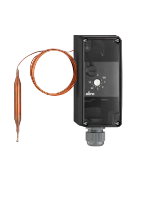 Frostschutzthermostat, 1,8m, IP40, Hysterese +3K, STB, Inneneinstellung, Außenrückstellung