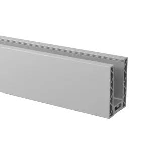 Q-Railing Bodenpfofil, EASY GLASS STRONG, Bodenmontage
