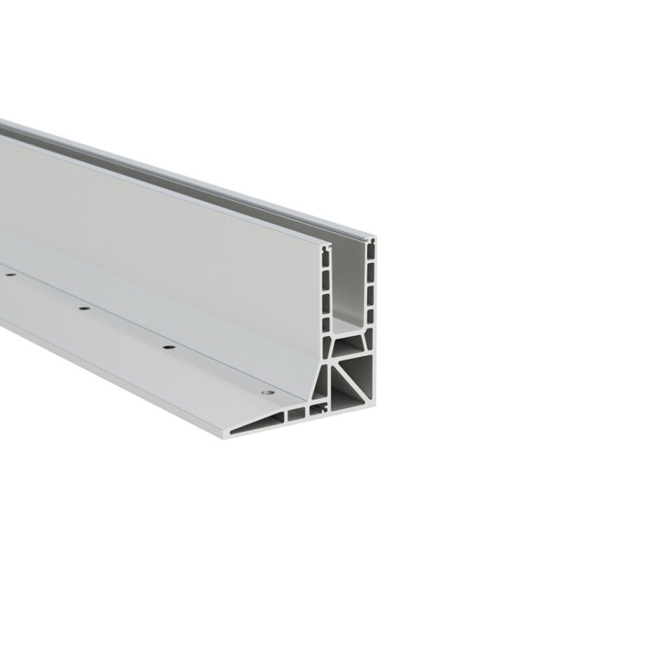 Q-Railing Bodenprofil, EASY GLASS SMART+ High 