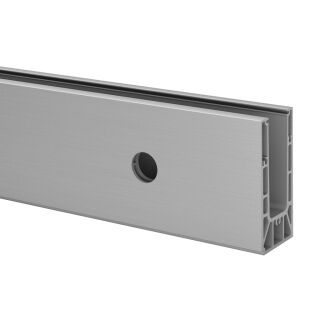 Q-Railing Bodenprofil, EASY GLASS SMART, Seitenmontage