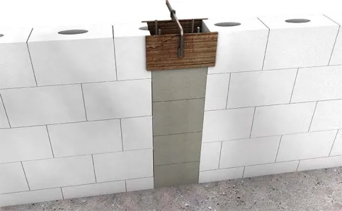 Einbauvariante „12,5er Stein“