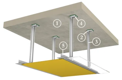 MAGE FaçaTec-System – Abgehängte Decke