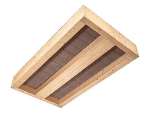 Neu dabei: Holz-Lehm-Einhängedecke