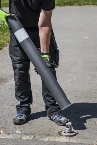 Poller auf Verbindungsstück