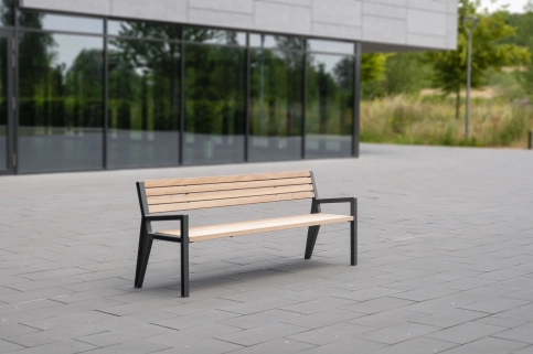 Parkbank 146–2 mit Rückenlehne
