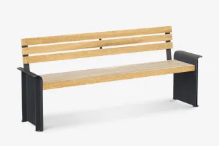 Hocker 142 mit Rückenlehne