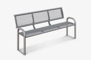 Parkbank 107 mit Rückenlehne