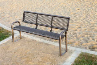Parkbank 107 mit Rückenlehne