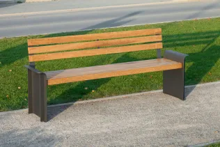 Parkbank 142 mit Rückenlehne