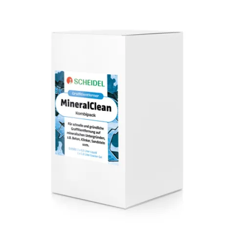 MineralClean Kombipack auf Beton, Klinker etc.