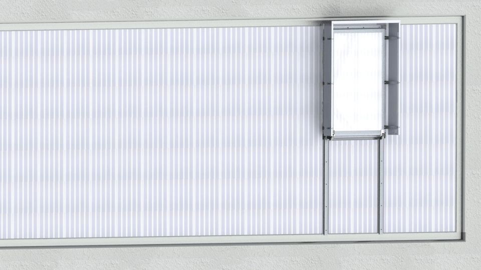 LAMILUX Lüftungsflügel Lichtband W/R