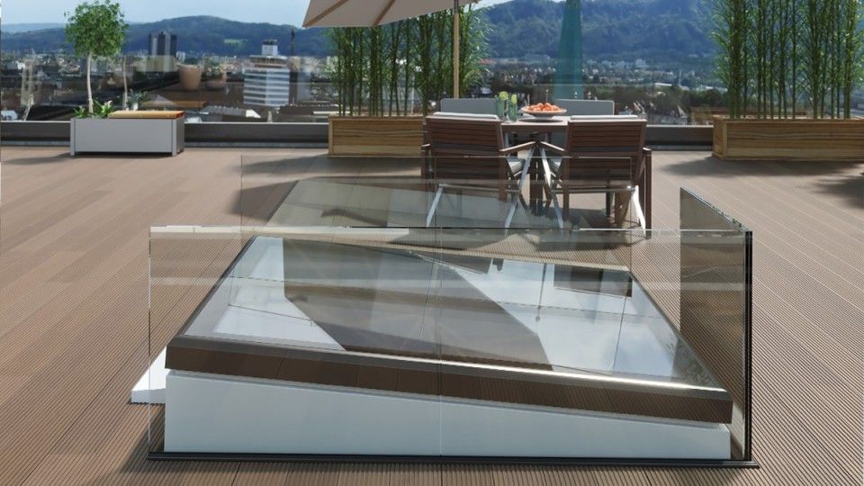 LAMILUX Flachdach Ausstieg Komfort Quadrat