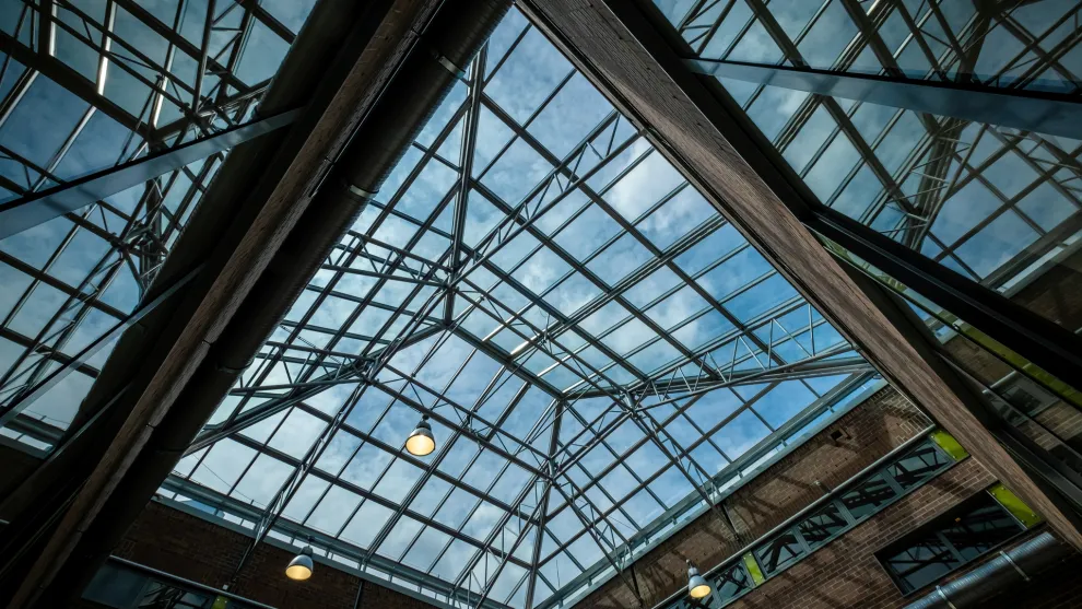 LAMILUX Glasdach PR60 Dante-Gymnasium in München