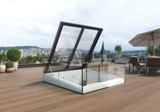 LAMILUX Flachdach Ausstieg Komfort Quadrat
