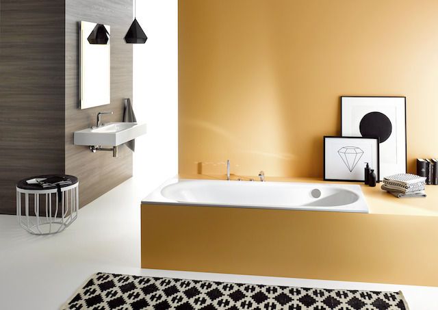 BetteComodo Badewanne mit seitlichem Überlauf