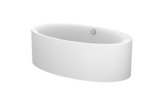 BetteEve Oval Silhouette Badewanne 1800 x 1000 x 450 / 1270 mm