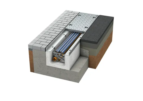 BIRCOcanal® mit Halfenschiene