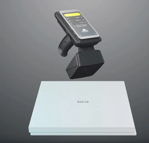 ILOS 2.0 Flachdachdämmplatte mit Sensor und Handscanner