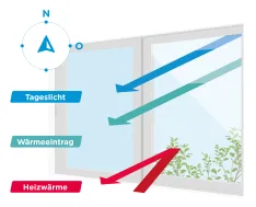 Fensterabbildung Nord/Ost