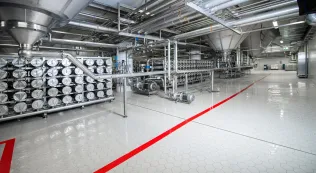 Argelith Industriefliesen in der Getränkeindustrie