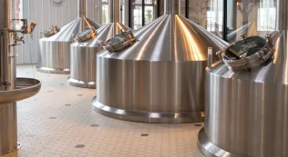 Argelith Industriefliesen in einer Brauerei
