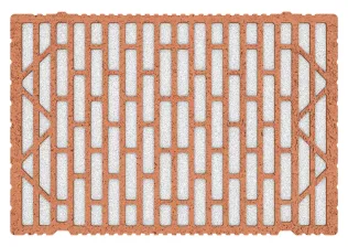Der POROTON®-S8® mit fk 5,8 kombiniert hohen Schall- und Wärmeschutz. Innovativ ist die Mikroverzahnung mit vielen kleinen Luftkammern.