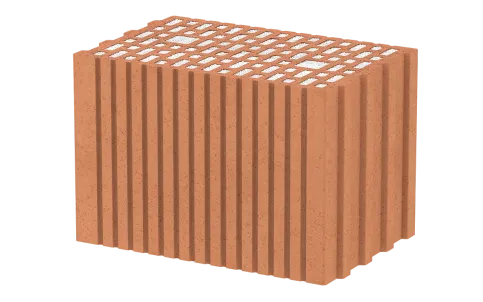 POROTON®-Kimmziegel mit integrierter Perlitdämmung