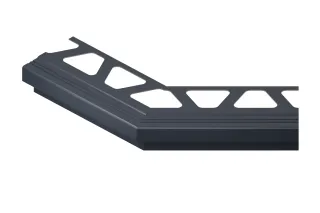 Schlüter-BARA-RAK Aussenecke 135° Randprofil anthrazit grau H=50mm