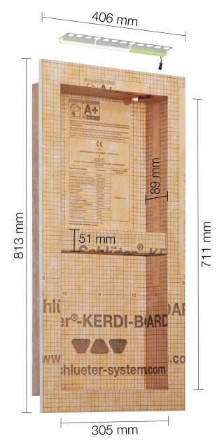 Schlüter-KERDI-BOARD-NLT Nische 