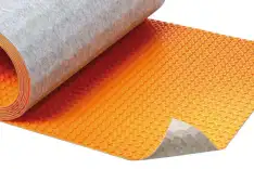Schlüter®-DITRA-HEAT-DUO: 2 mm dickes Vlies als thermische Barriere