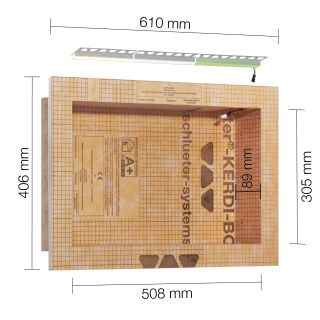 Schlüter-KERDI-BOARD-NLTP NISCHE