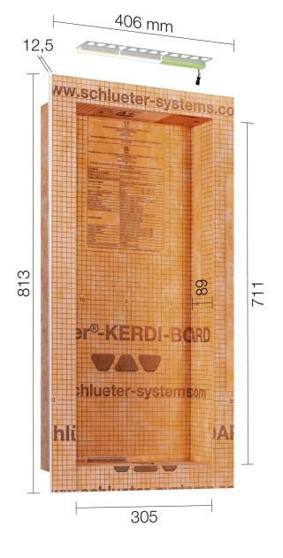 Schlüter-KERDI-BOARD-NLT Nische 