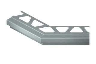 Schlüter-BARA-RAK Aussenecke 135° Randprofil grau metallic H=50mm