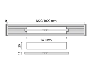 KERDI-LINE-VARIO WAVE 42 Edelstahl