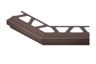Schlüter-BARA-RAK Aussenecke 135° Randprofil schwarzbraun H=50mm