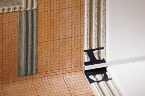 Schlüter®-KERDI für Abdichtungen im Verbund mit Fliesenbelägen an Wand und Boden.