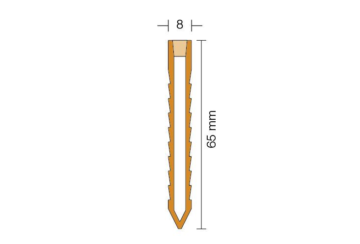 Schlüter-DILEX-MOP 2,5m Trennfuge dunkelanthrazit H=65mm