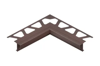 Schlüter-BARA-RAK Innenecke 90° Randprofil schwarzbraun H=50mm